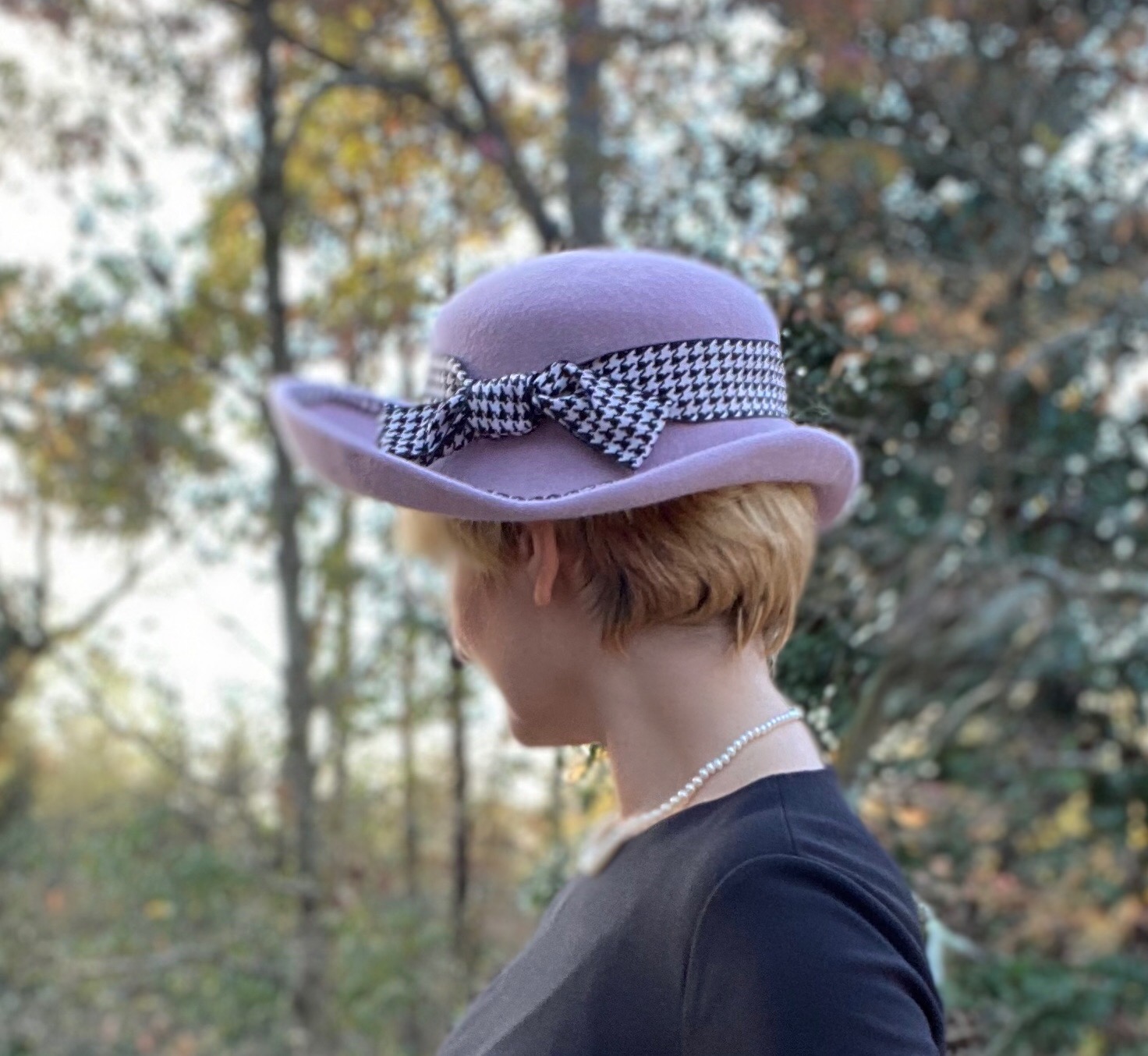 Pink cloche hat - Image 8