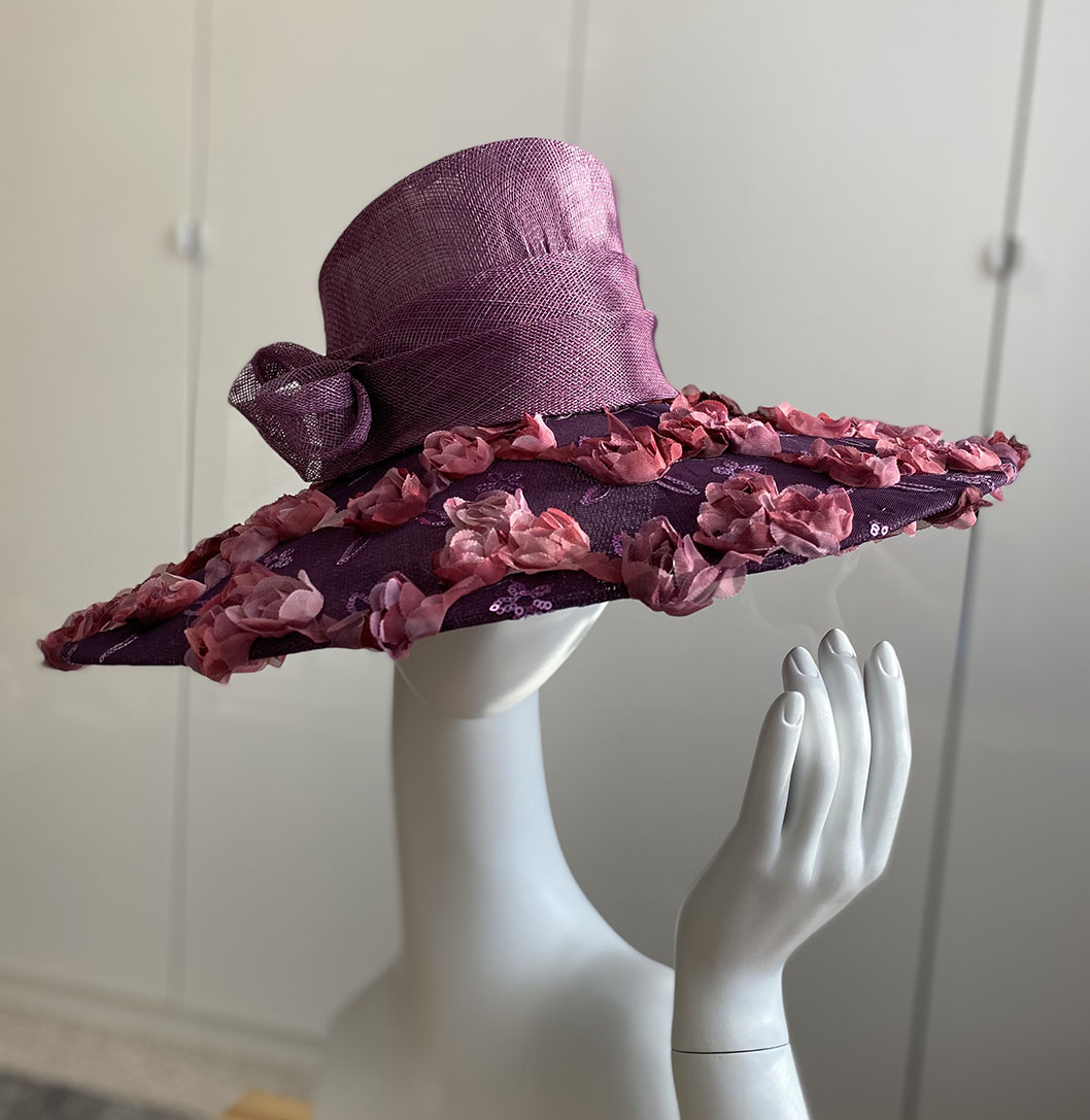 Purple meadow derby hat - Image 3