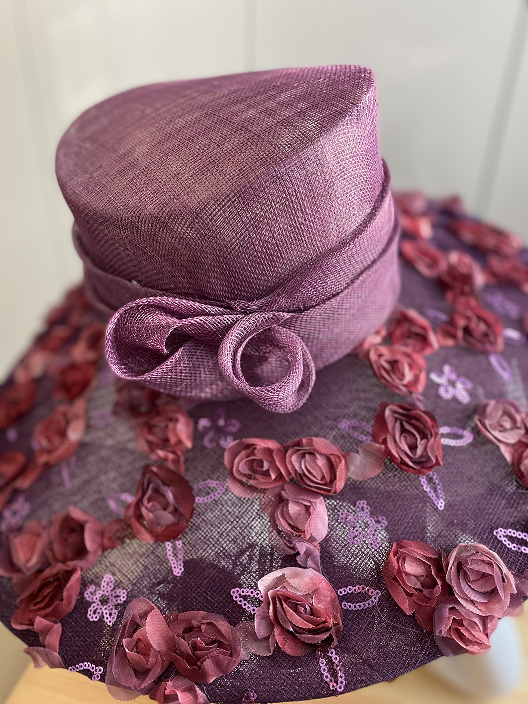 Purple meadow derby hat - Image 2