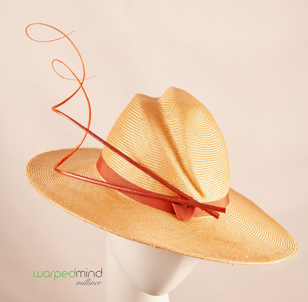 Peach Fuzz Derby Hat