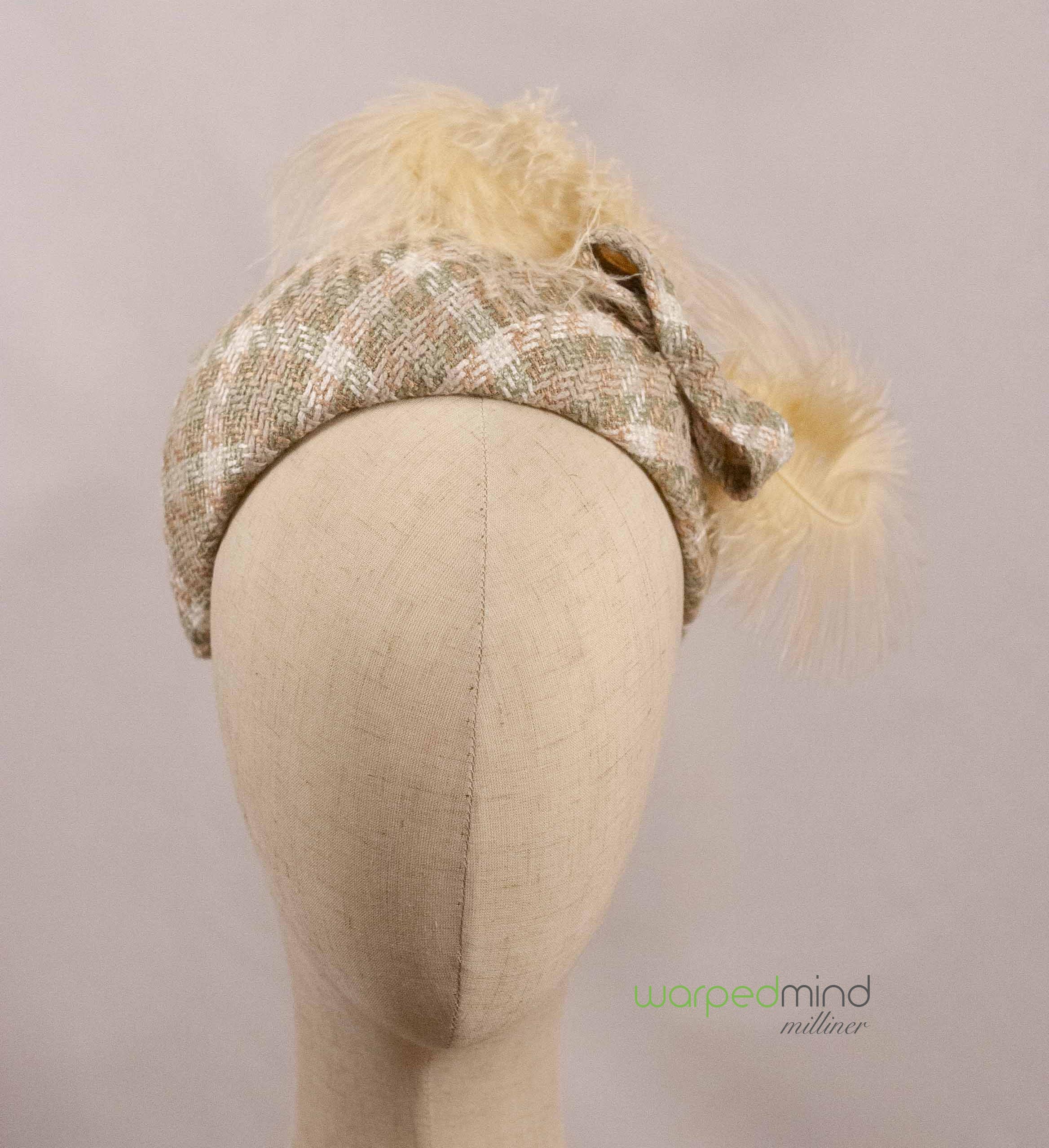 Subtle peach and green headband - Image 3