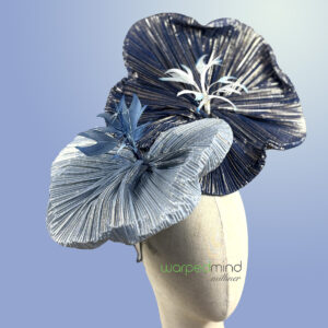 Intertwined flowers derby hat